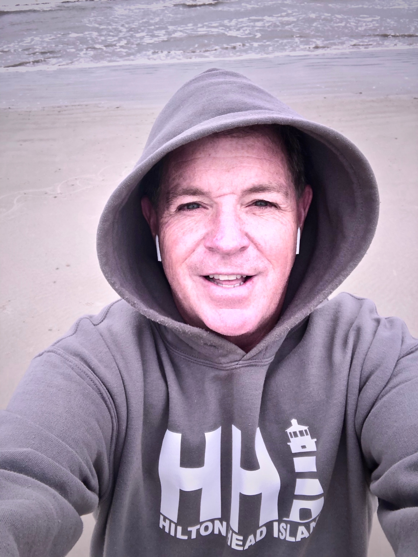 Dave Ferguson on the Hilton Head Island beach